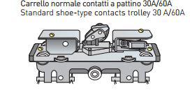 Immagine per BT CARRELLO PER GRU CONTATTI A PATTINO 6 da Sacchi elettroforniture